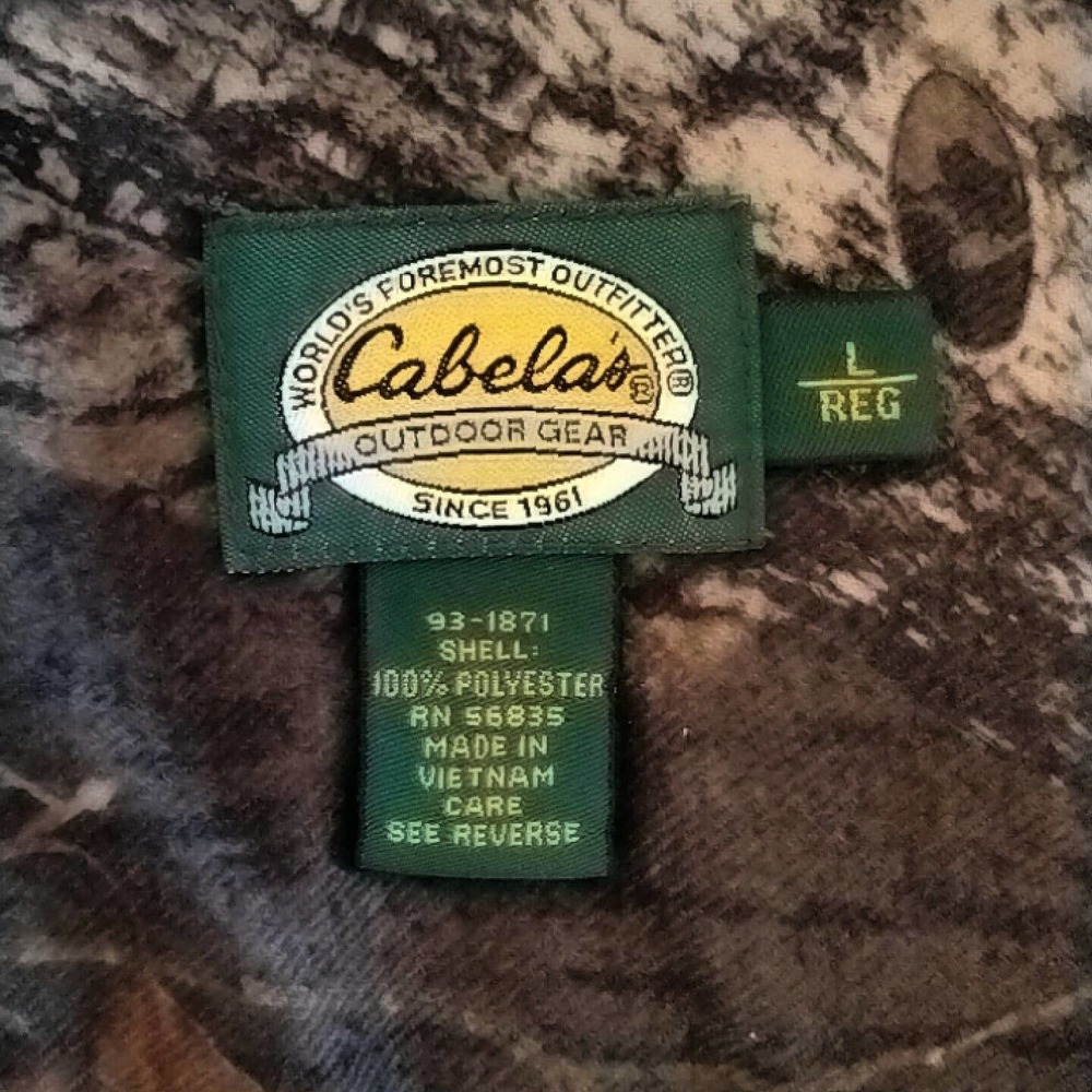 Cabela's Mossy Oak Breakup Camo Hunting Shirt